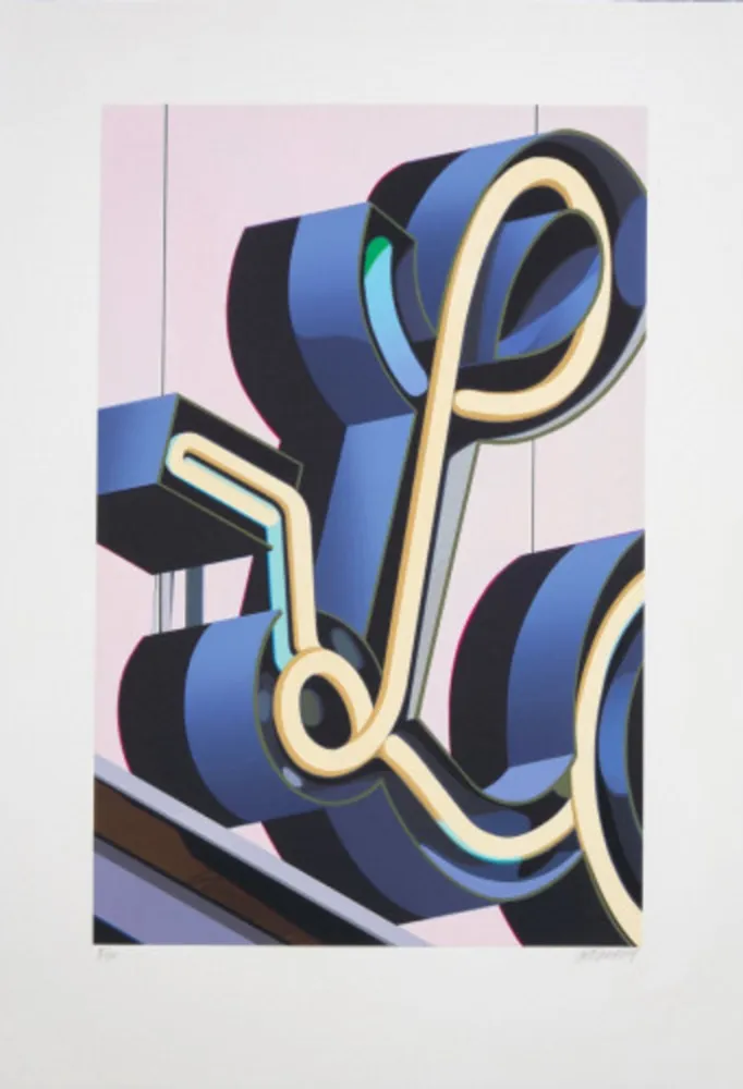 Lithographie Cottingham - L (from An American Alphabet)