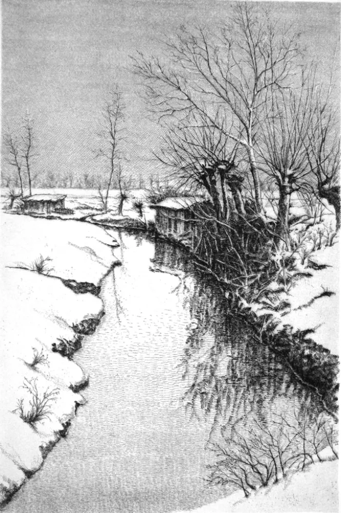 Radierung Cotugno  - Il Sillaro