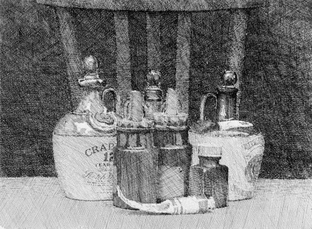 Radierung Cotugno  - Natura morta