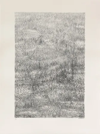 Lithographie Couturier - Dessin du 3ème jour I