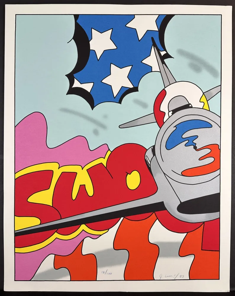 Lithographie Crash - American Thunderbird