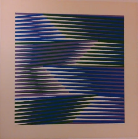 Siebdruck Cruz-Diez - Composition 