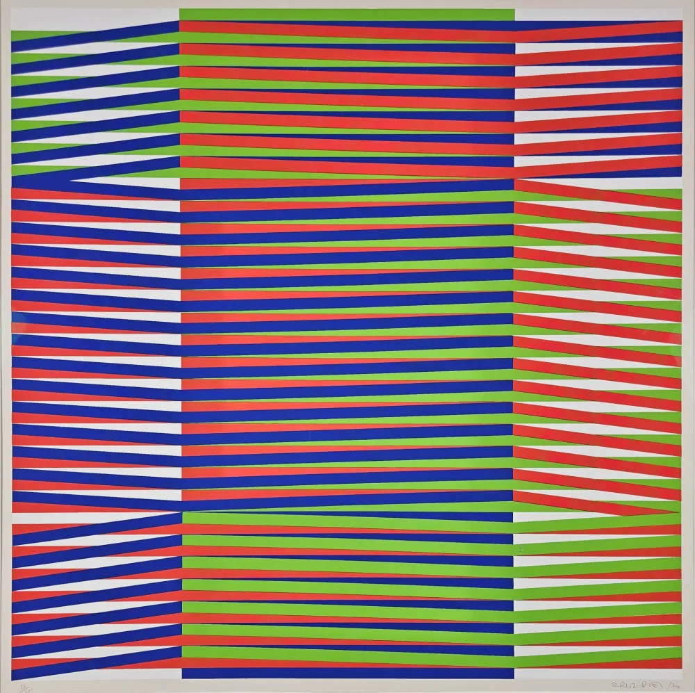 Siebdruck Cruz-Diez - Couleur Additive. No 8