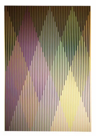 Siebdruck Cruz-Diez - Couleur additive perseus 2