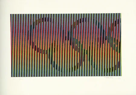 Lithographie Cruz-Diez - JO BARCELONA