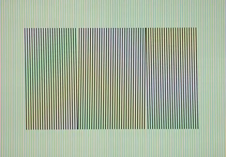 Lithographie Cruz-Diez - Mod. 3 Inducción Cromática a doble frecuencia Toledo