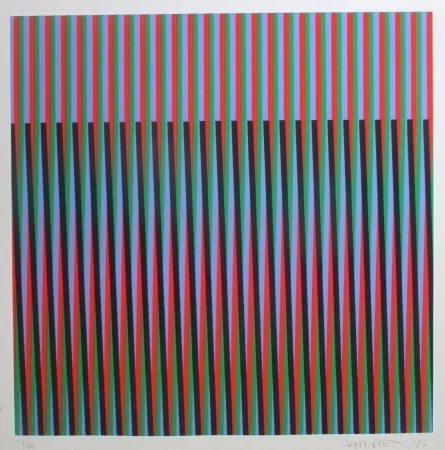 Siebdruck Cruz-Diez - No title