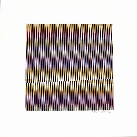 Siebdruck Cruz-Diez - Sin Titulo 