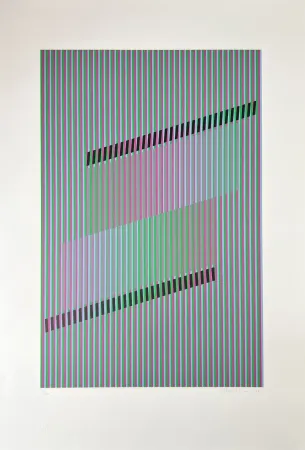 Siebdruck Cruz-Diez - Untitled