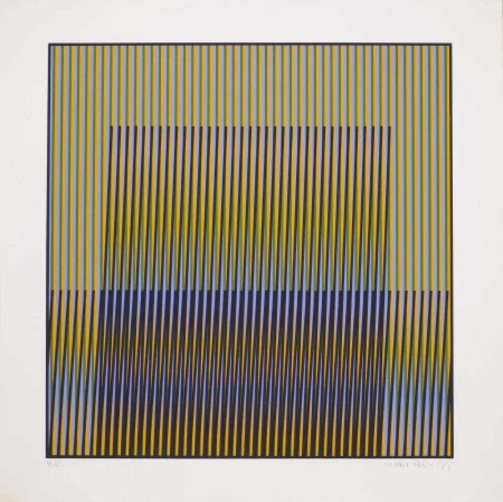 Lithographie Cruz-Diez - Untitled