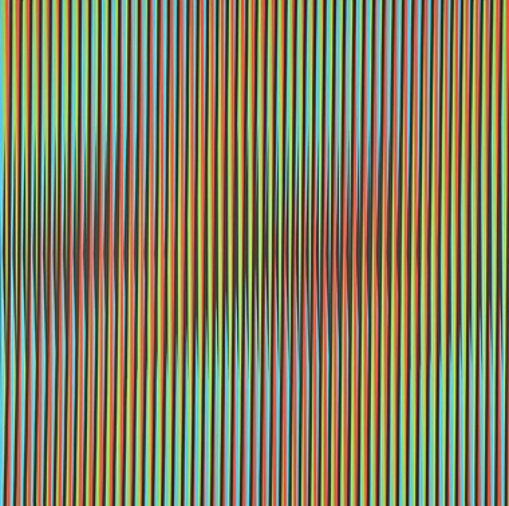 Lithographie Cruz-Diez - Viernes