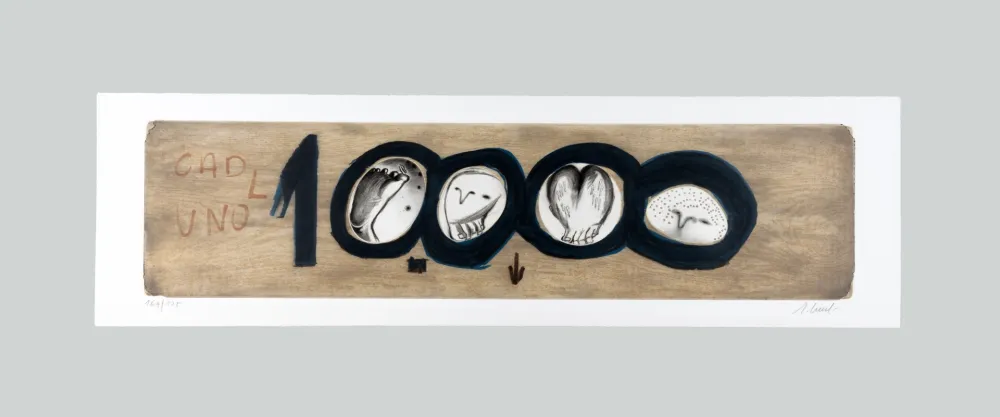 Radierung Und Aquatinta Cucchi - Diecimila