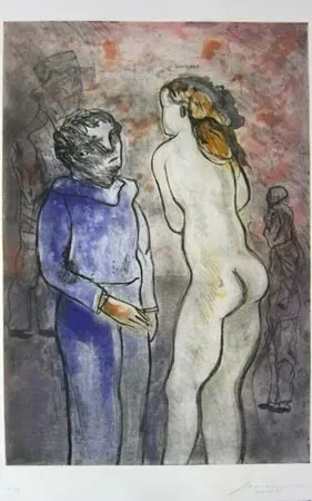 Radierung Cuevas - La conquistadora de hombres