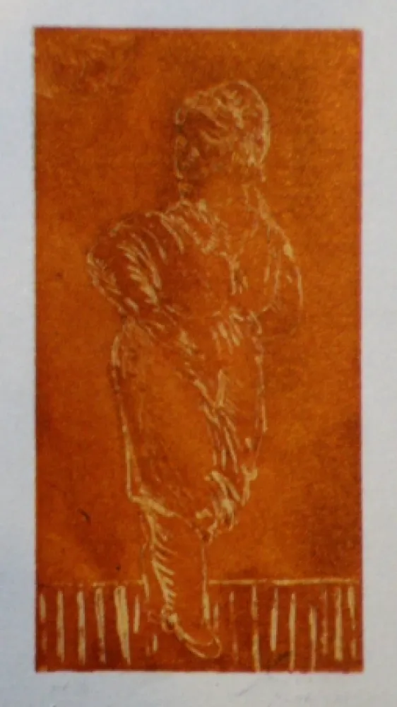 Radierung Und Aquatinta Cuevas - Prostituta