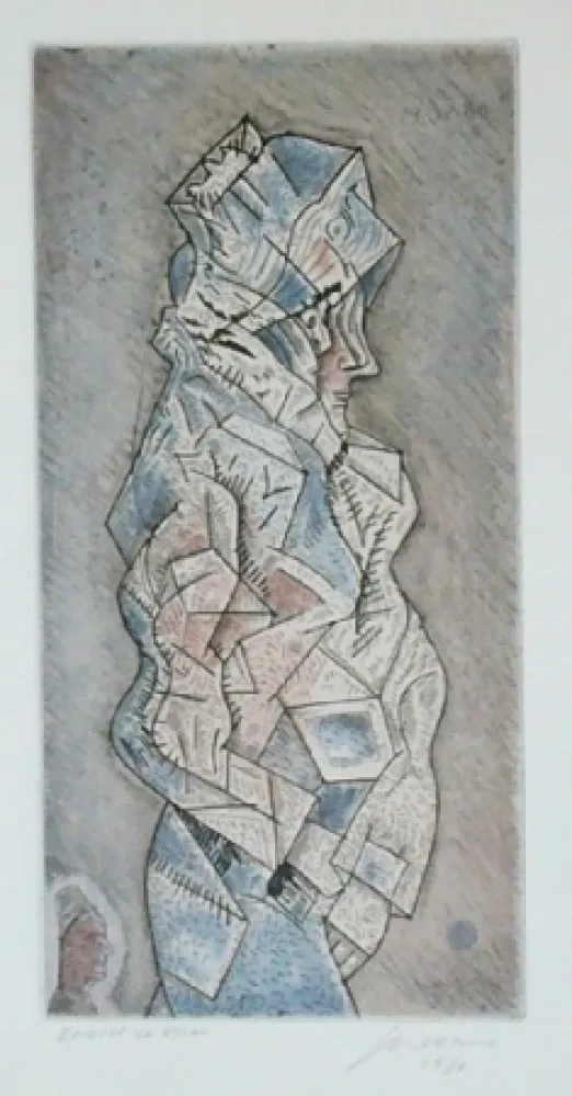 Radierung Und Aquatinta Cuevas - Sans titre