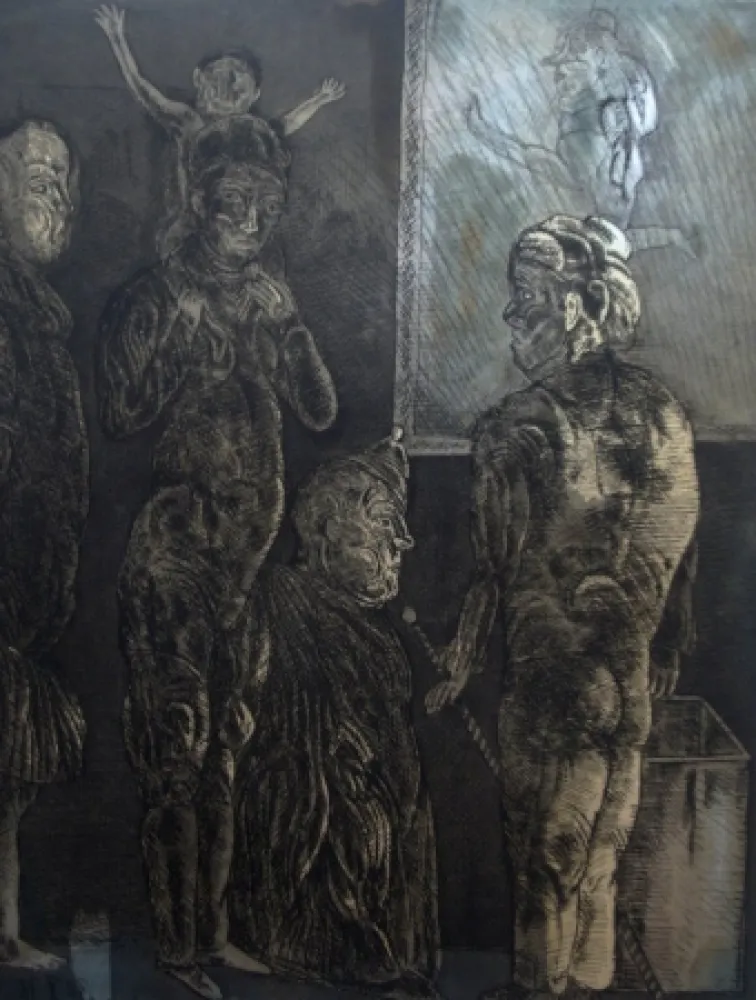 Radierung Und Aquatinta Cuevas - Titre non identifié