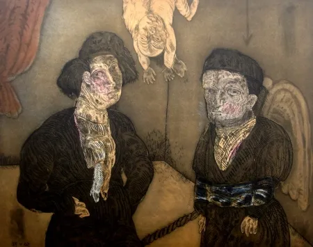 Radierung Und Aquatinta Cuevas - Titre non identifié