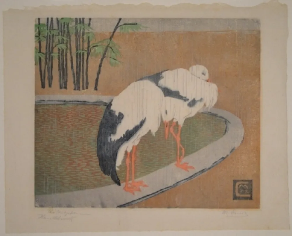 Holzschnitt Cunz - Philosophen