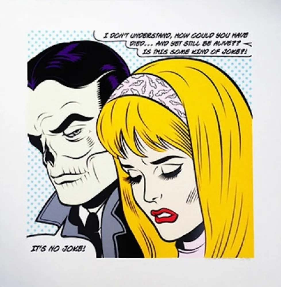 Siebdruck D-Face - No Joke