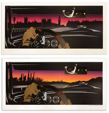 Siebdruck D-Face - Rear view