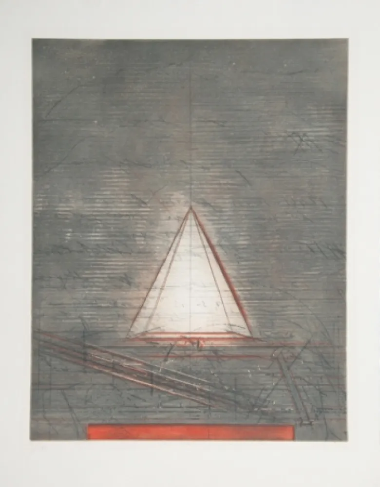 Radierung Und Aquatinta Dahmen - Semiotische Komposition