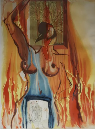 Stich Dali - Alchimie des Philosophes Le Phenix