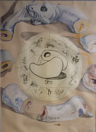 Stich Dali - Alchimie des Philosophes L’Ouraboros 