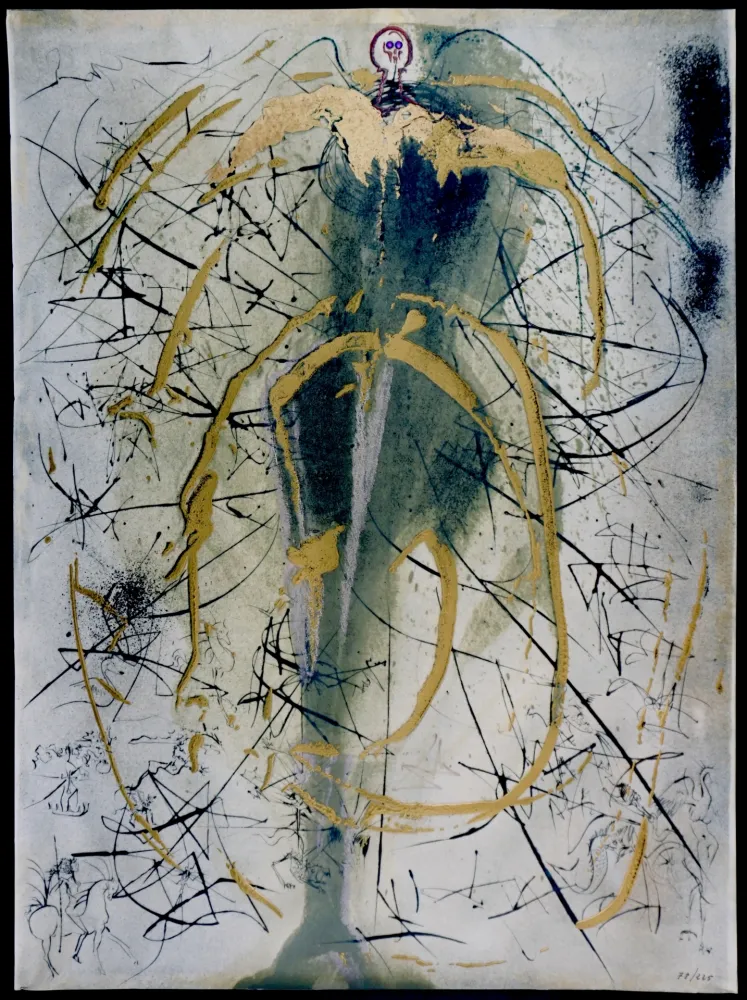 Stich Dali - Alchimie des Philosophes The Angel of Alchemy