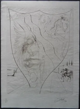 Radierung Dali - Alexis - Etat Chine