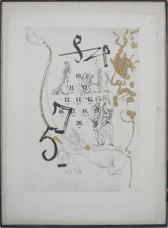 Stich Dali - Amours jaunes