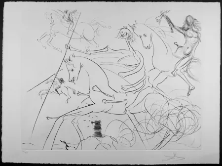 Stich Dali - Apocalyptische Reiter (Apocalyptic Rider)
