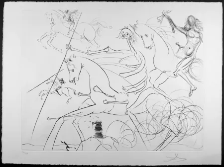 Stich Dali -  Apocalyptische Reiter (Apocalyptic Rider) 