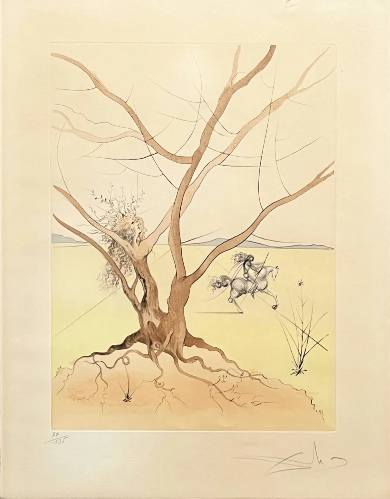 Radierung Dali - Asher