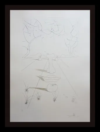 Stich Dali - Aurelia Visage Surrealiste