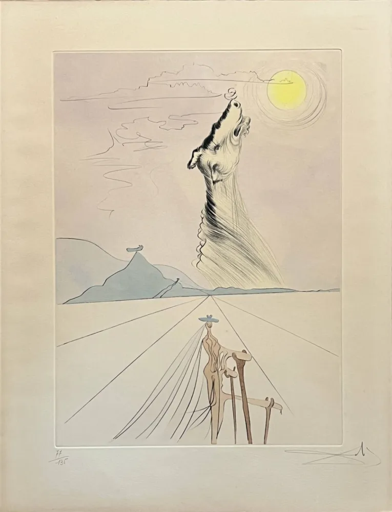 Radierung Dali - Benjamin