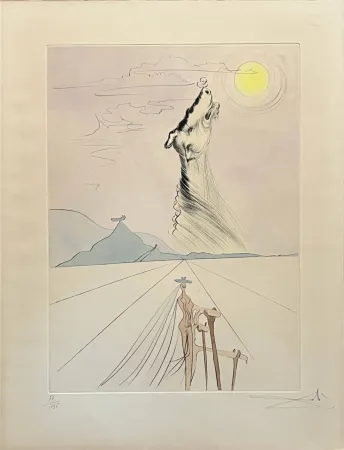 Radierung Dali - Benjamin