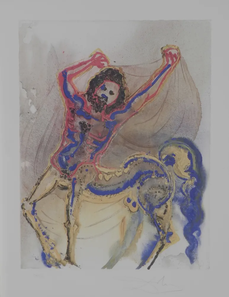 Lithographie Dali - Dalinean Horses The Centaur of Crete