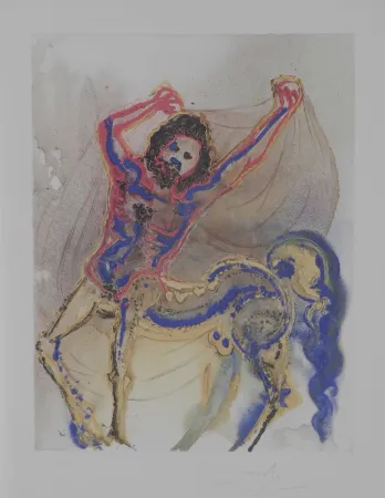 Lithographie Dali - Dalinean Horses The Centaur of Crete