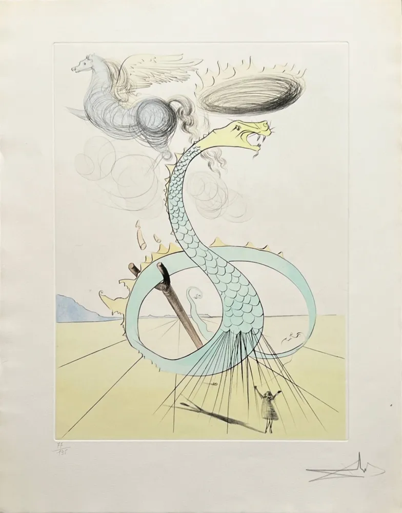 Radierung Dali - Dan