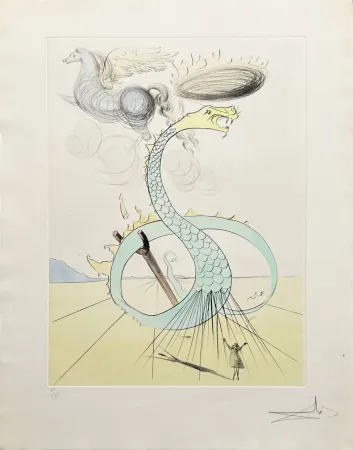 Radierung Dali - Dan