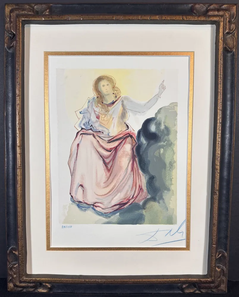 Holzschnitt Dali - Divine Comedy Heaven Canto 4