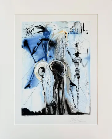Lithographie Dali - Don Quichotte