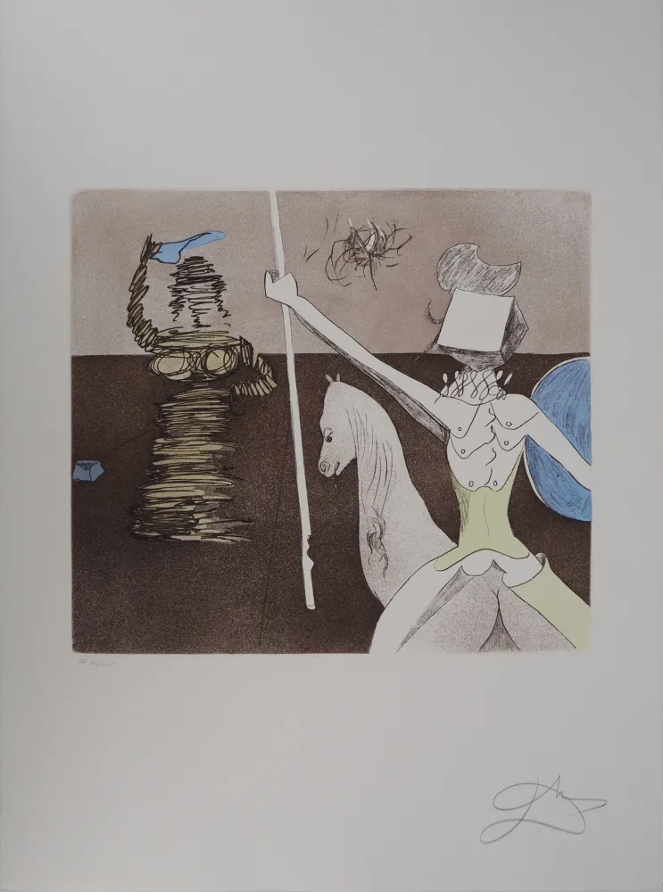 Stich Dali - Don Quichotte, En Route pour la Bataille