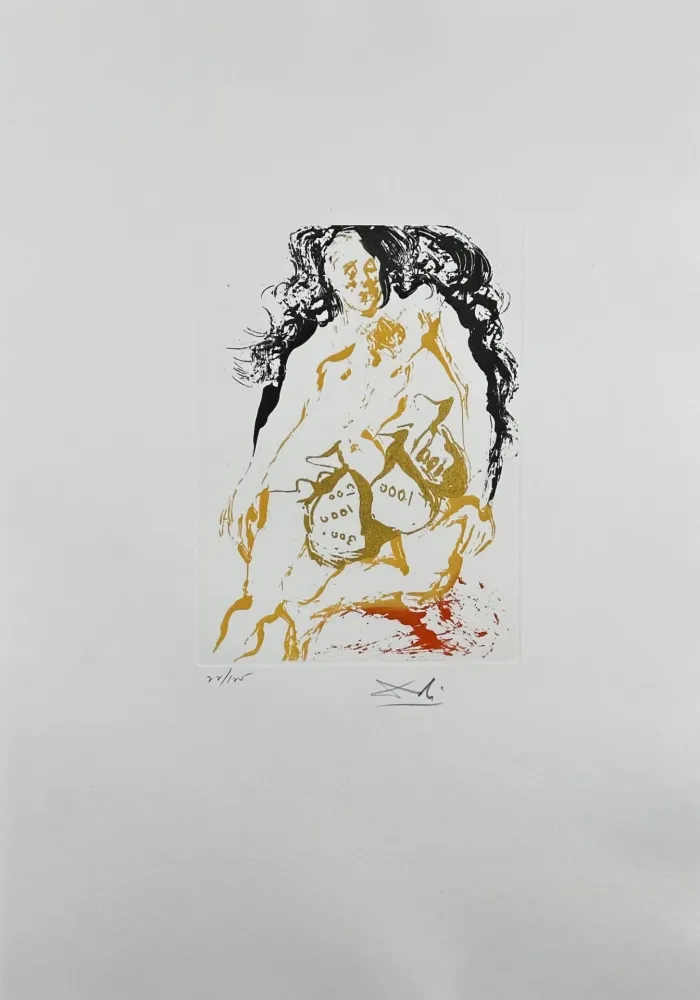 Stich Dali - Eight Mortal Sins Avarice