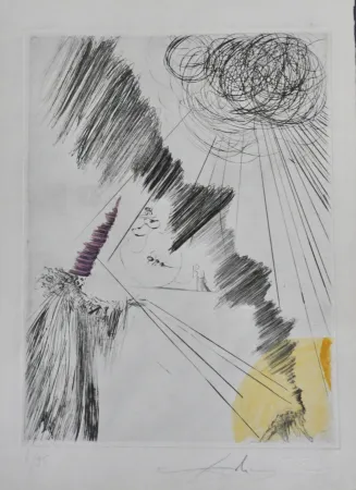 Stich Dali - Faust Femme au Clown