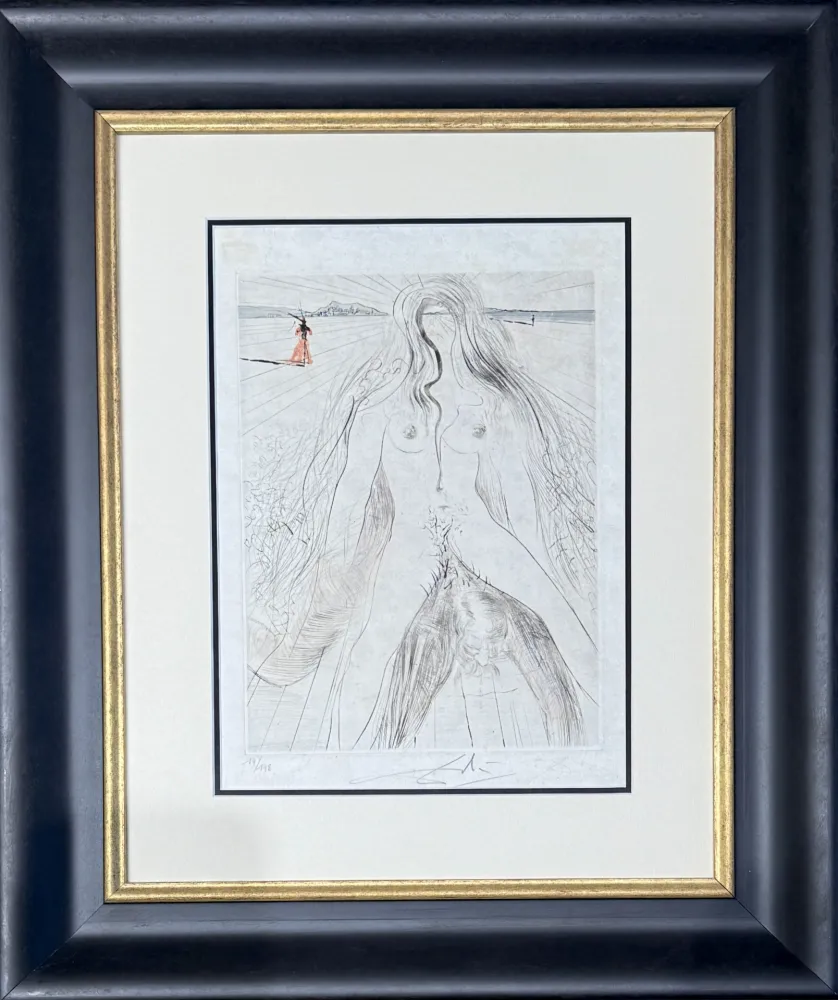 Stich Dali - Femme à cheval