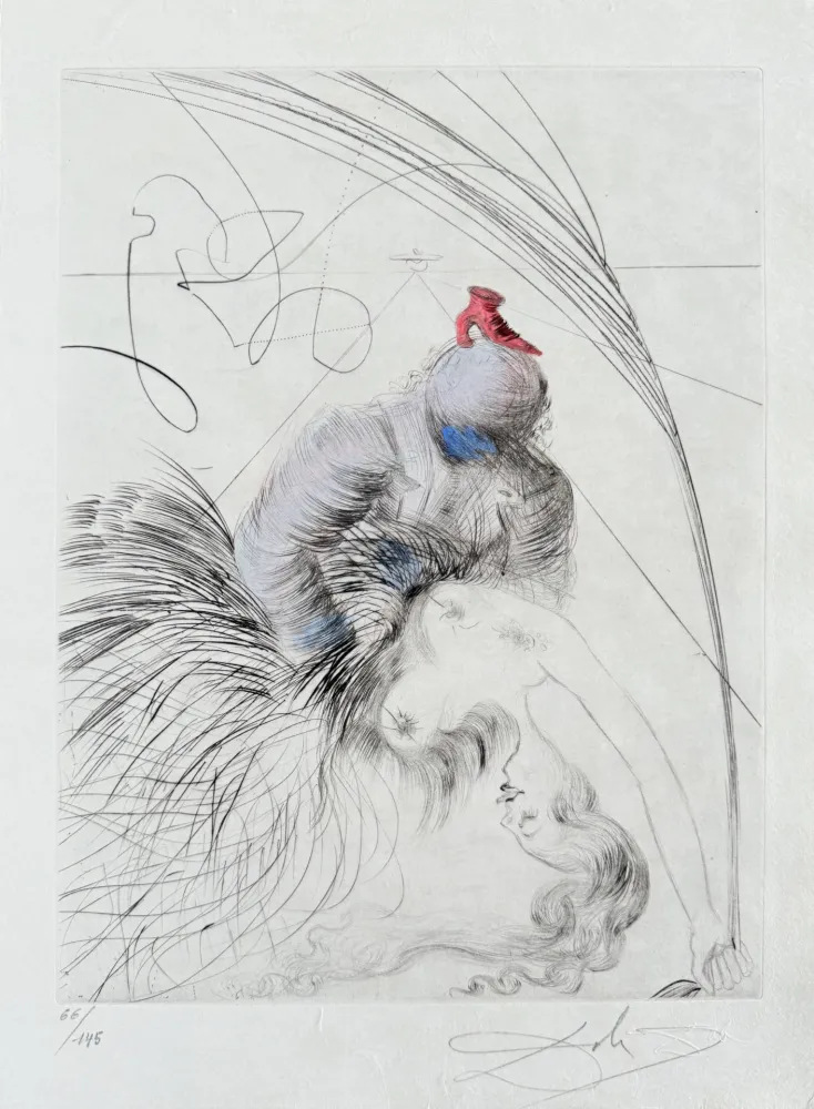 Stich Dali - Femme à la chaussure