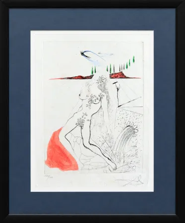 Stich Dali - Femme à la fontaine (Woman at the Fountain)