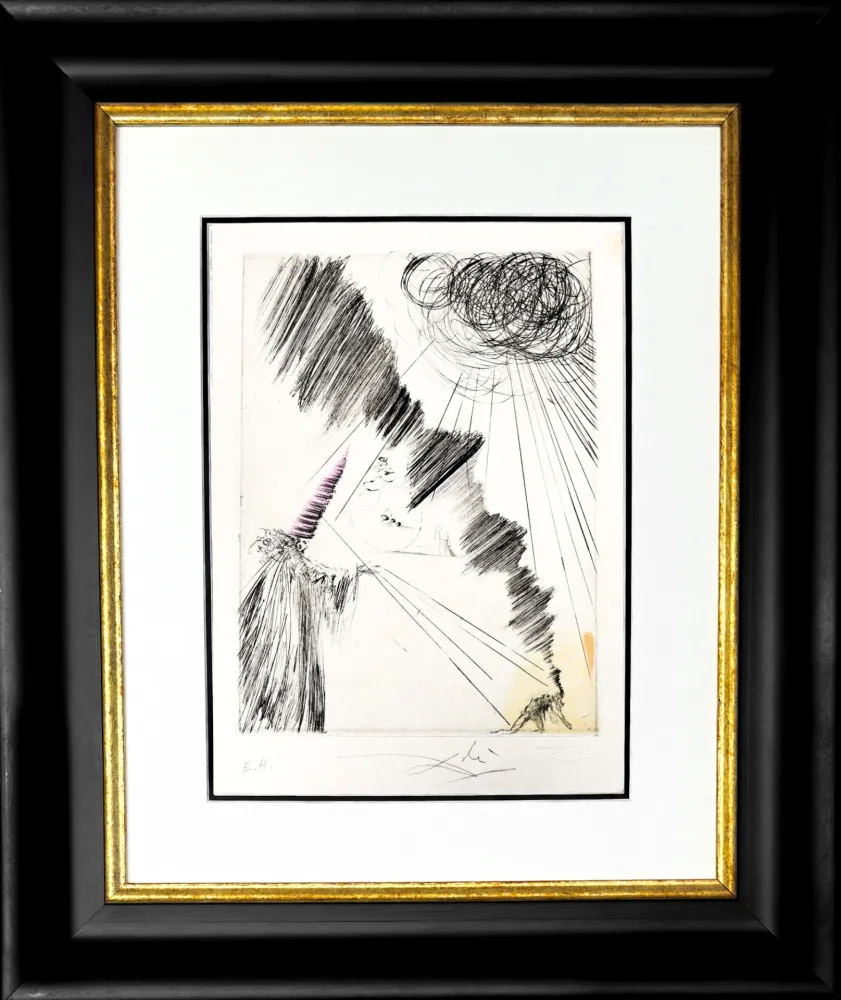 Stich Dali - Femme au clown (Woman with Clown)