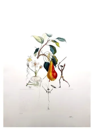 Stich Dali - Flordali - Poire Don Quixote